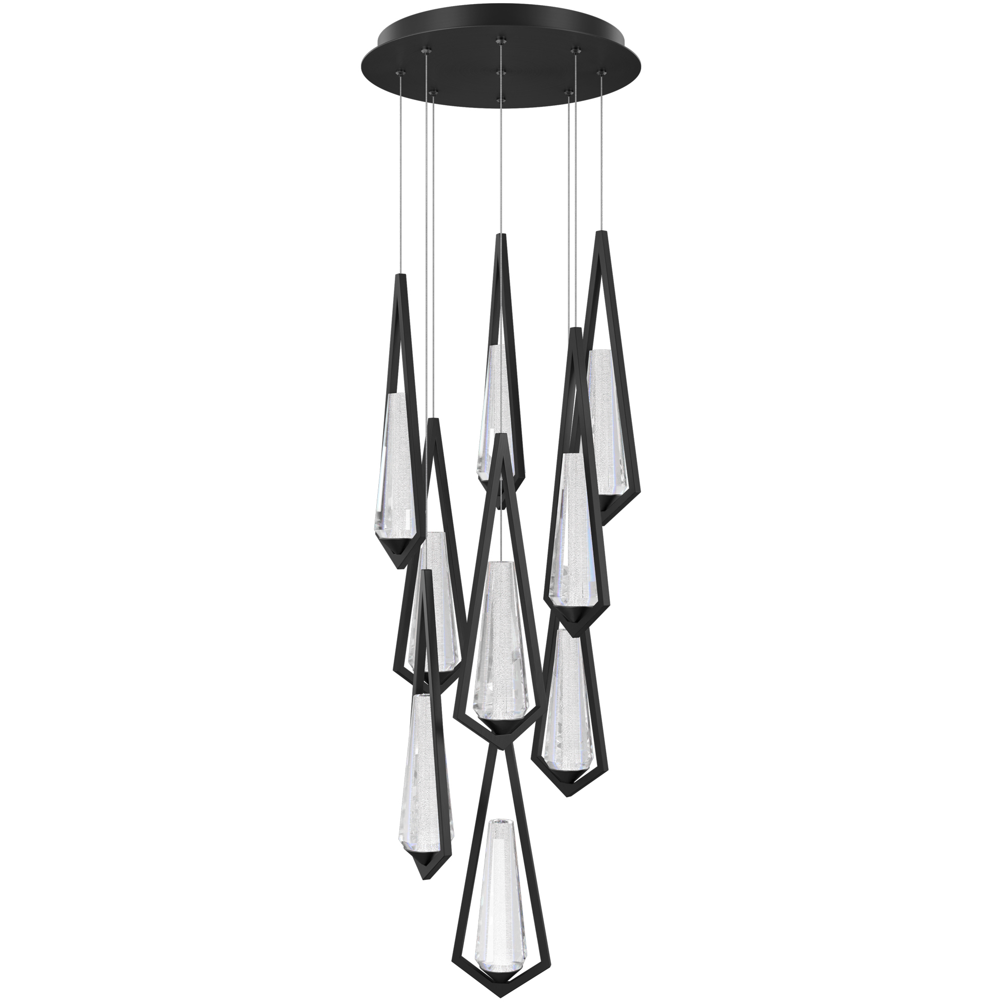 Beyond Devotion LED 17 inch Black Multi-Light Pendant Ceiling Light