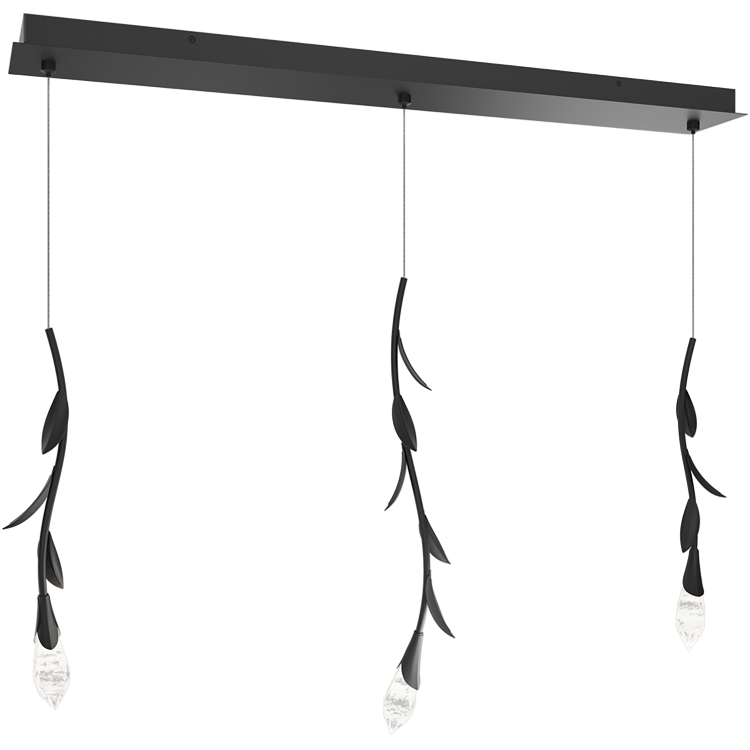 Signature Secret Garden LED 5.5 inch Black Multi-Light Pendant Ceiling Light