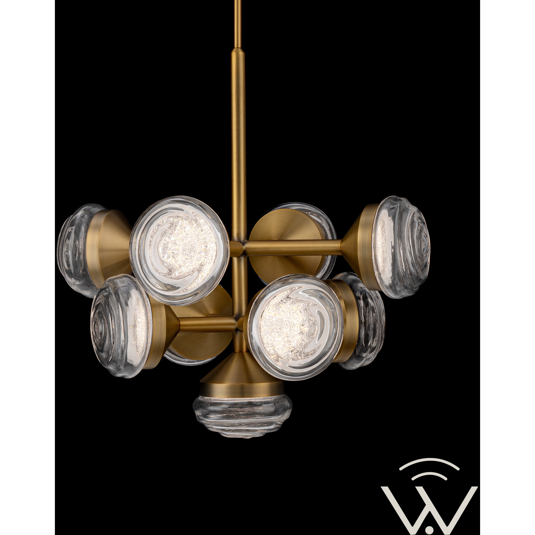 Signature Hestia LED 18.5 inch Black Pendant Ceiling Light