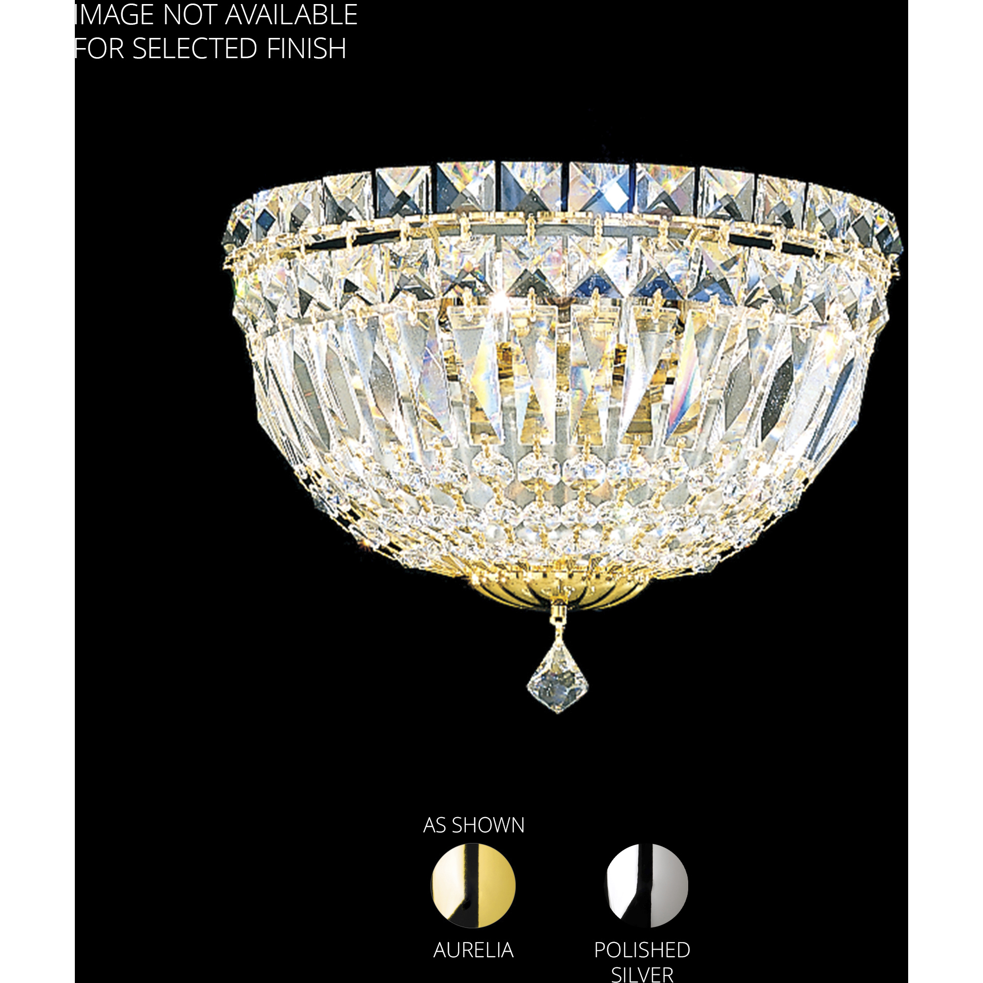 Petit Crystal Deluxe 3 Light 5 inch Polished Silver Wall Sconce Wall Light in Optic