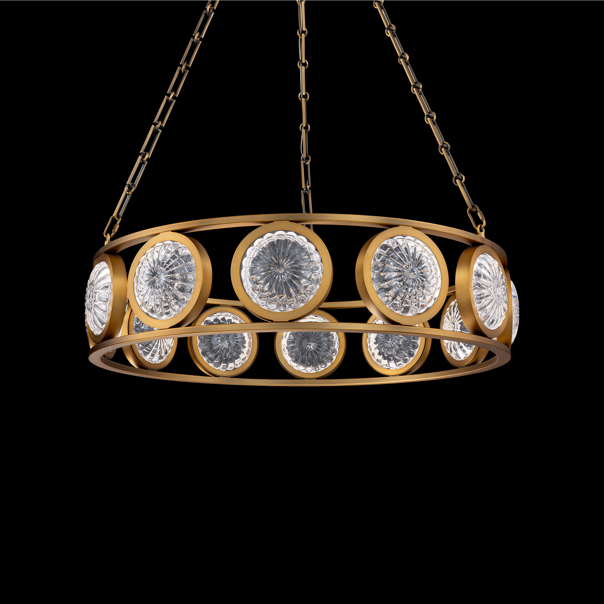 Signature Bangelle LED 33.5 inch Black Pendant Ceiling Light