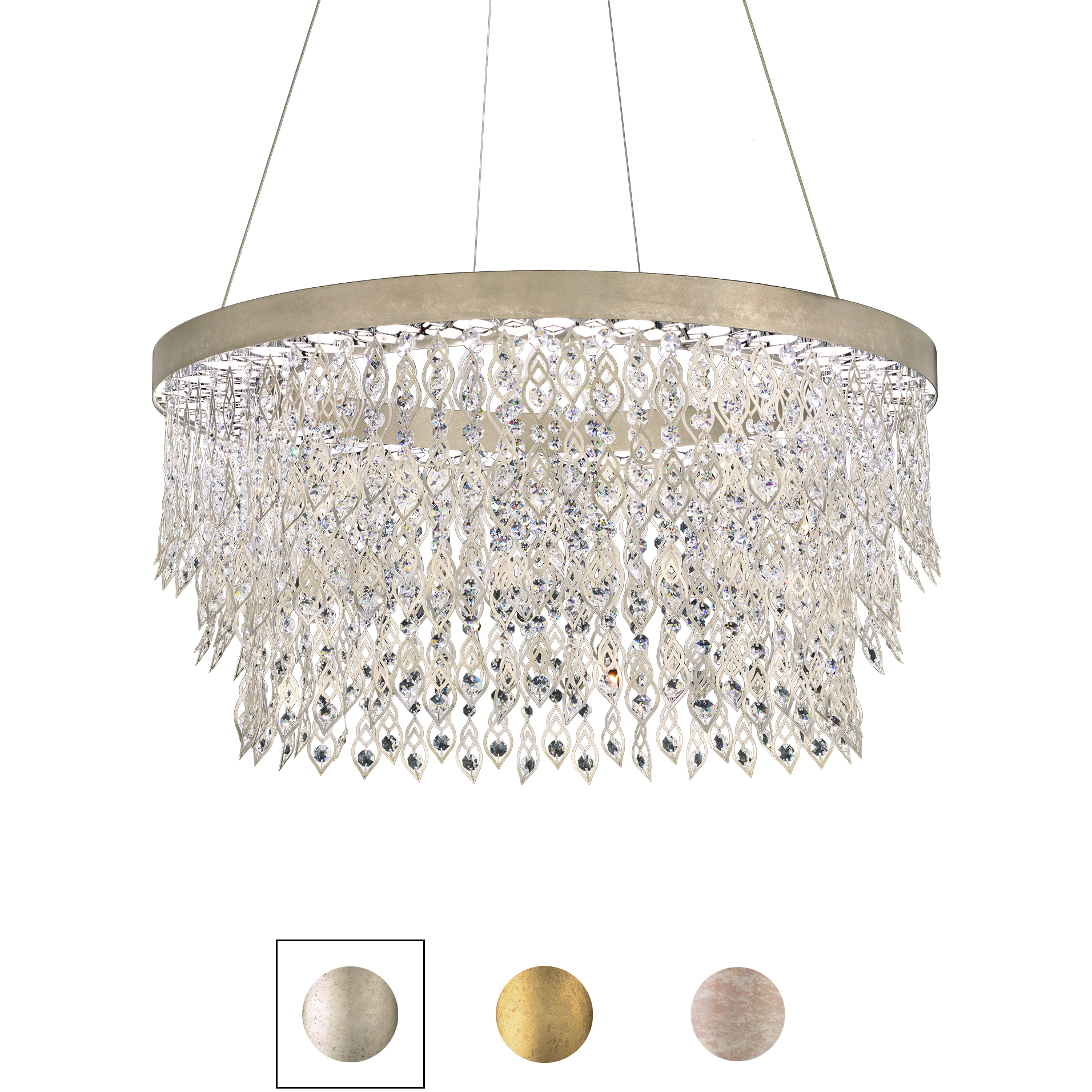 Signature Pavona LED 36 inch Tourmaline Chandelier Ceiling Light