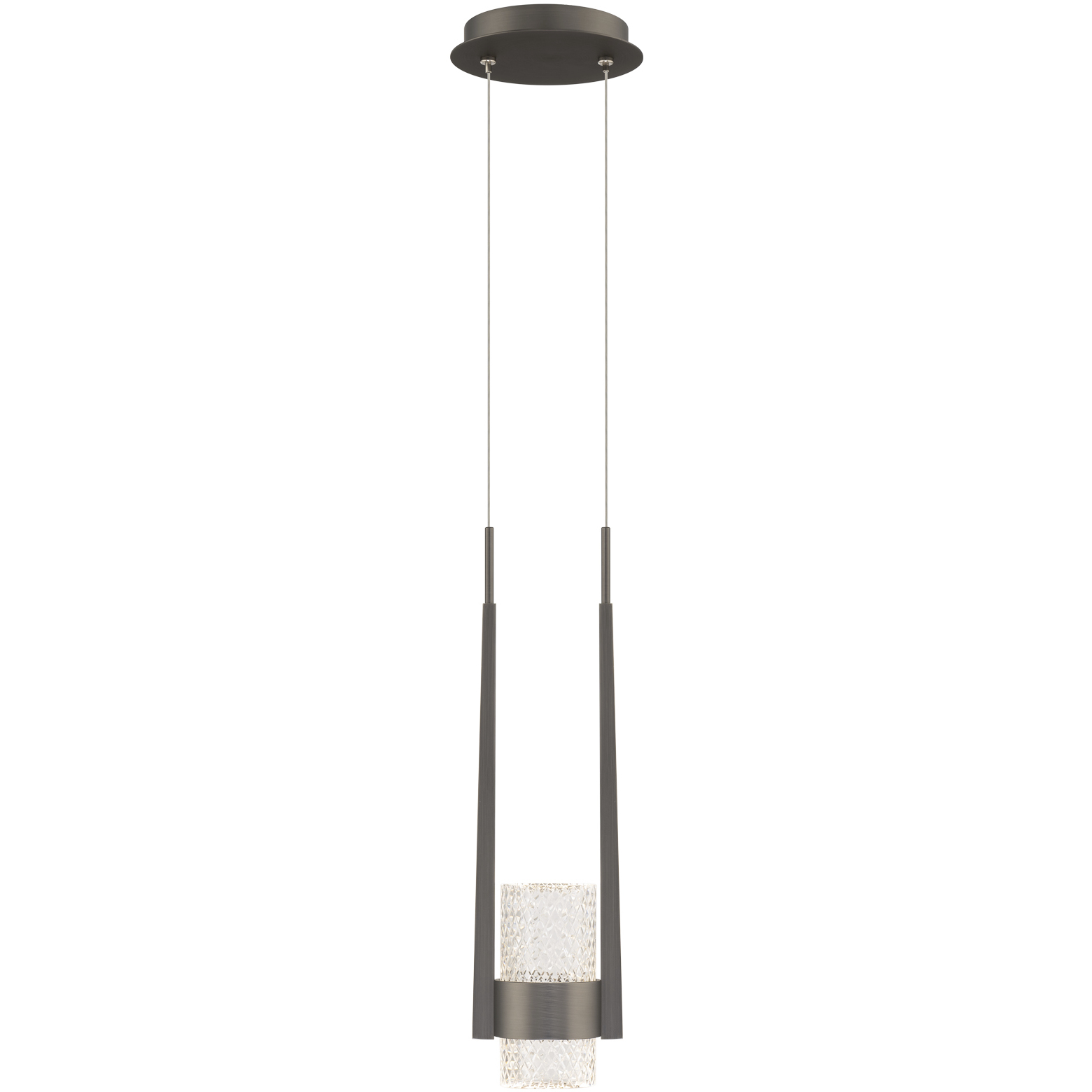 Beyond Cadenza LED 4.5 inch Antique Nickel Mini Pendant Ceiling Light