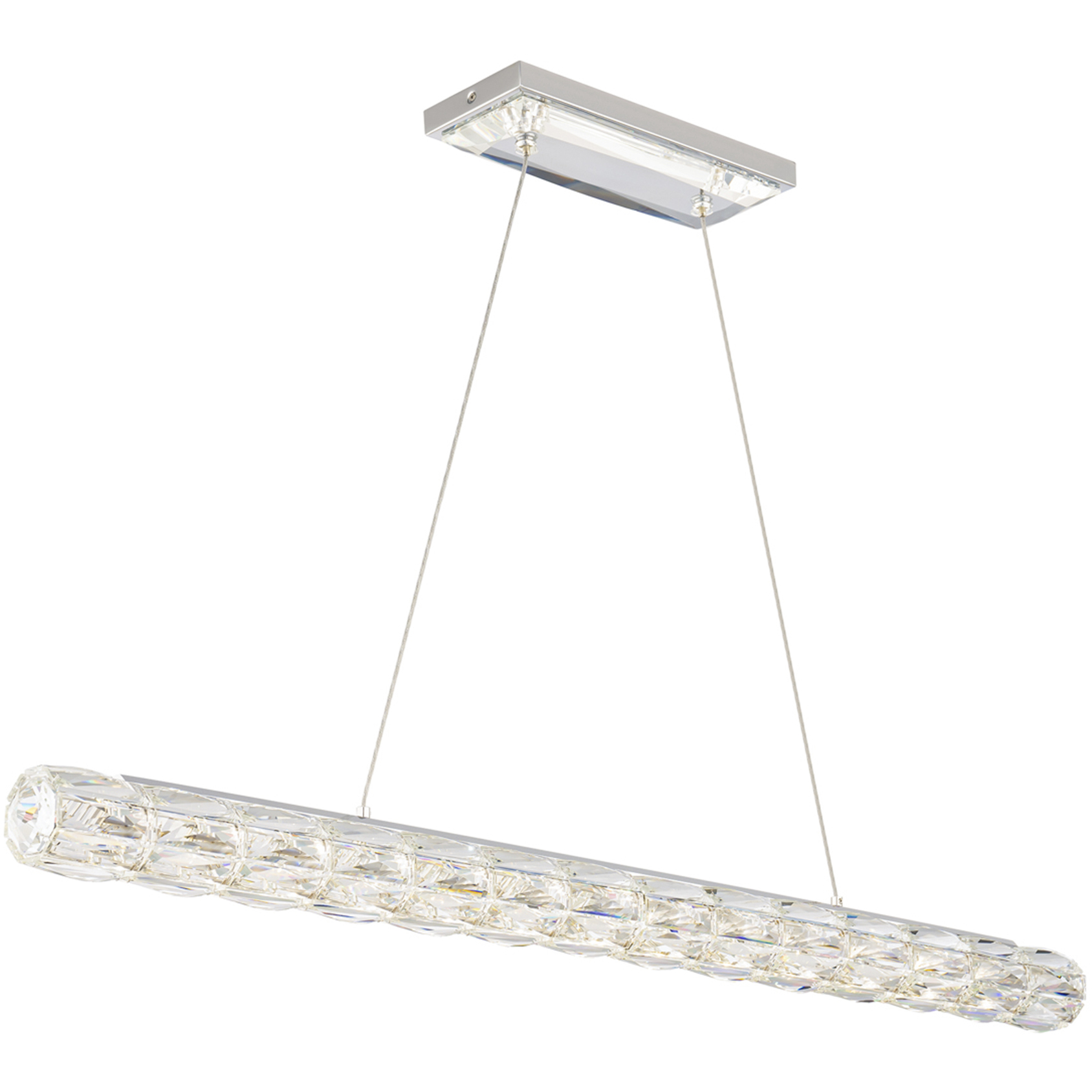 Signature Verve LED 43 inch Stainless Steel Linear Pendant Ceiling Light