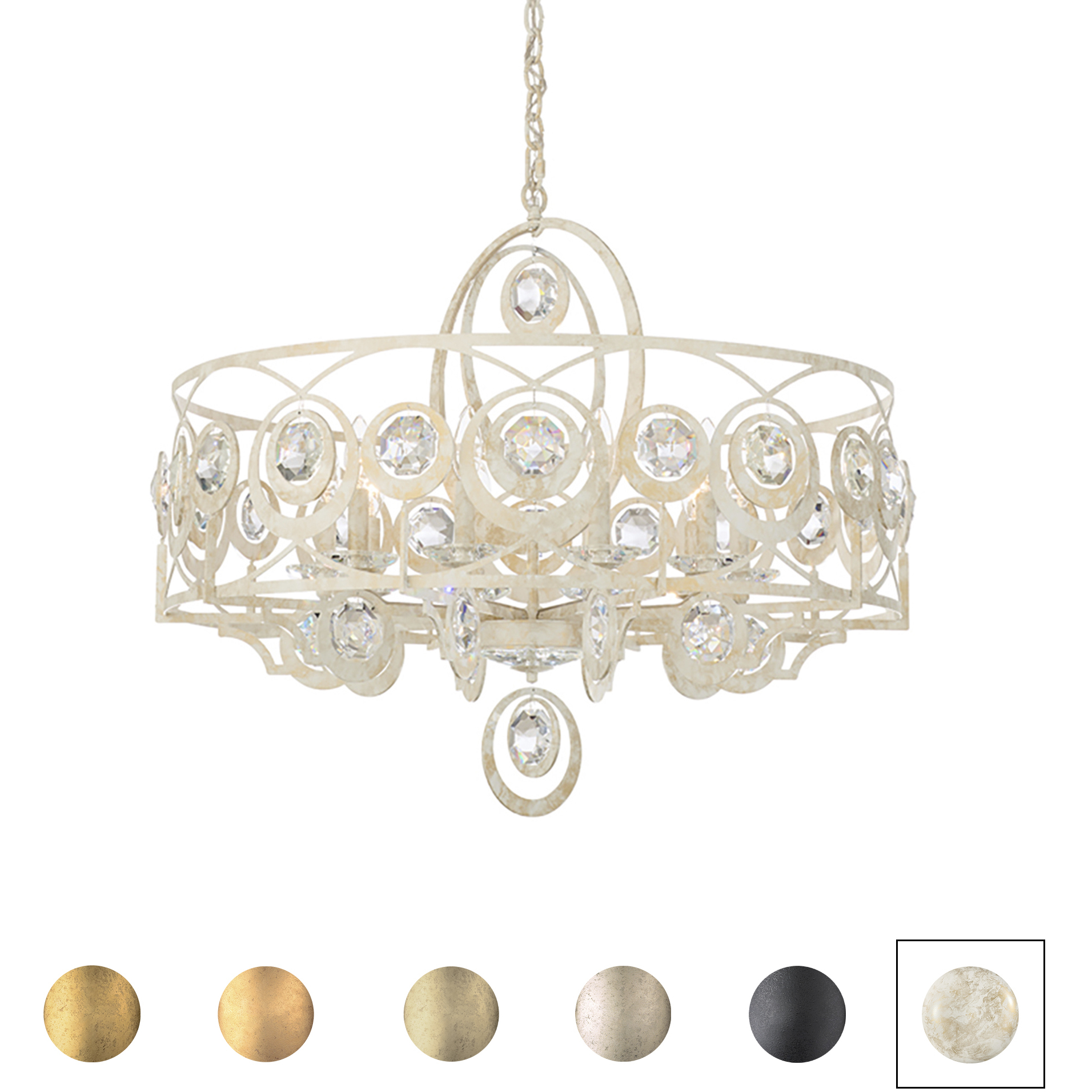 Signature Gwendolynn 10 Light 34 inch French Gold Chandelier Ceiling Light
