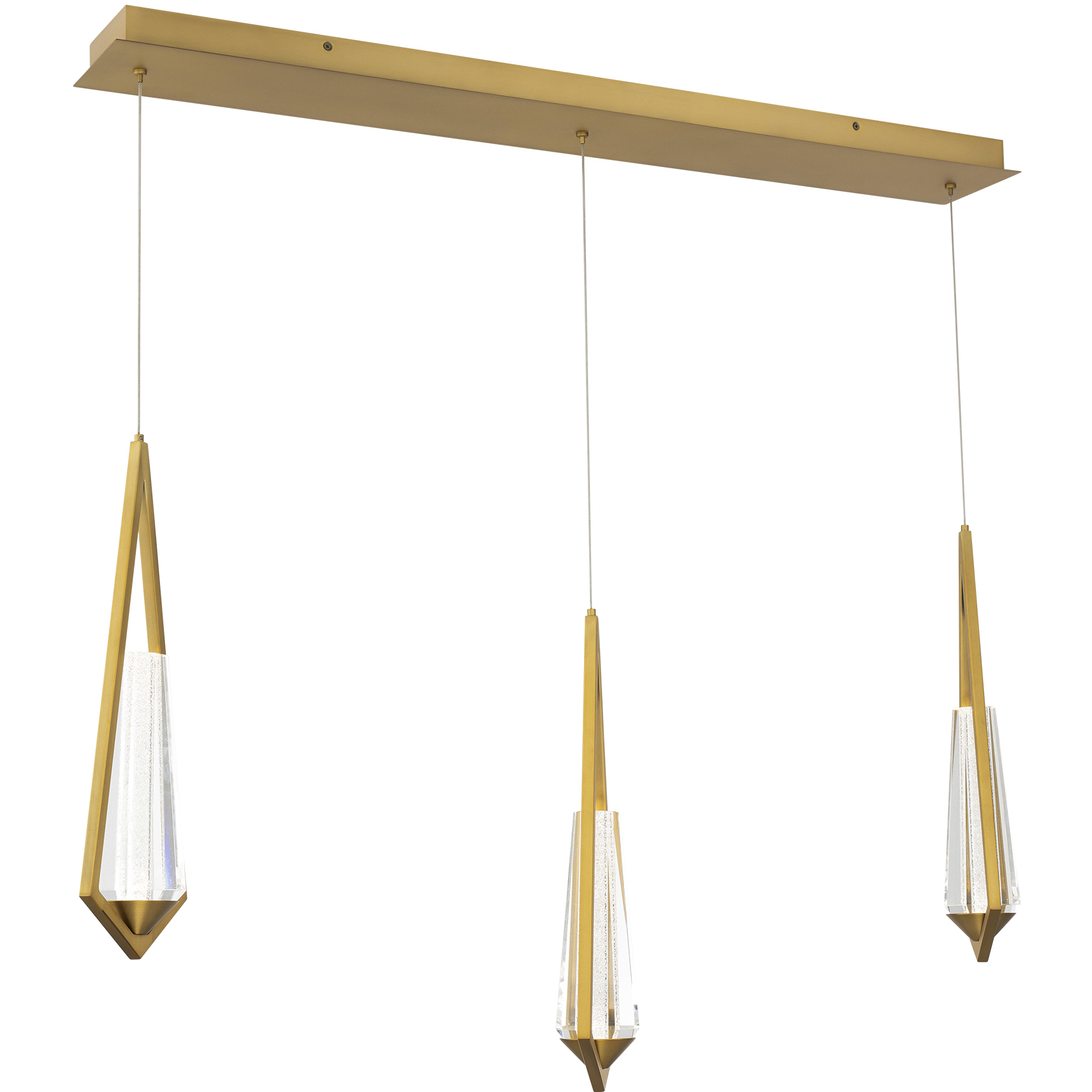 Beyond Devotion LED 5.5 inch Aged Brass Multi-Light Pendant Ceiling Light
