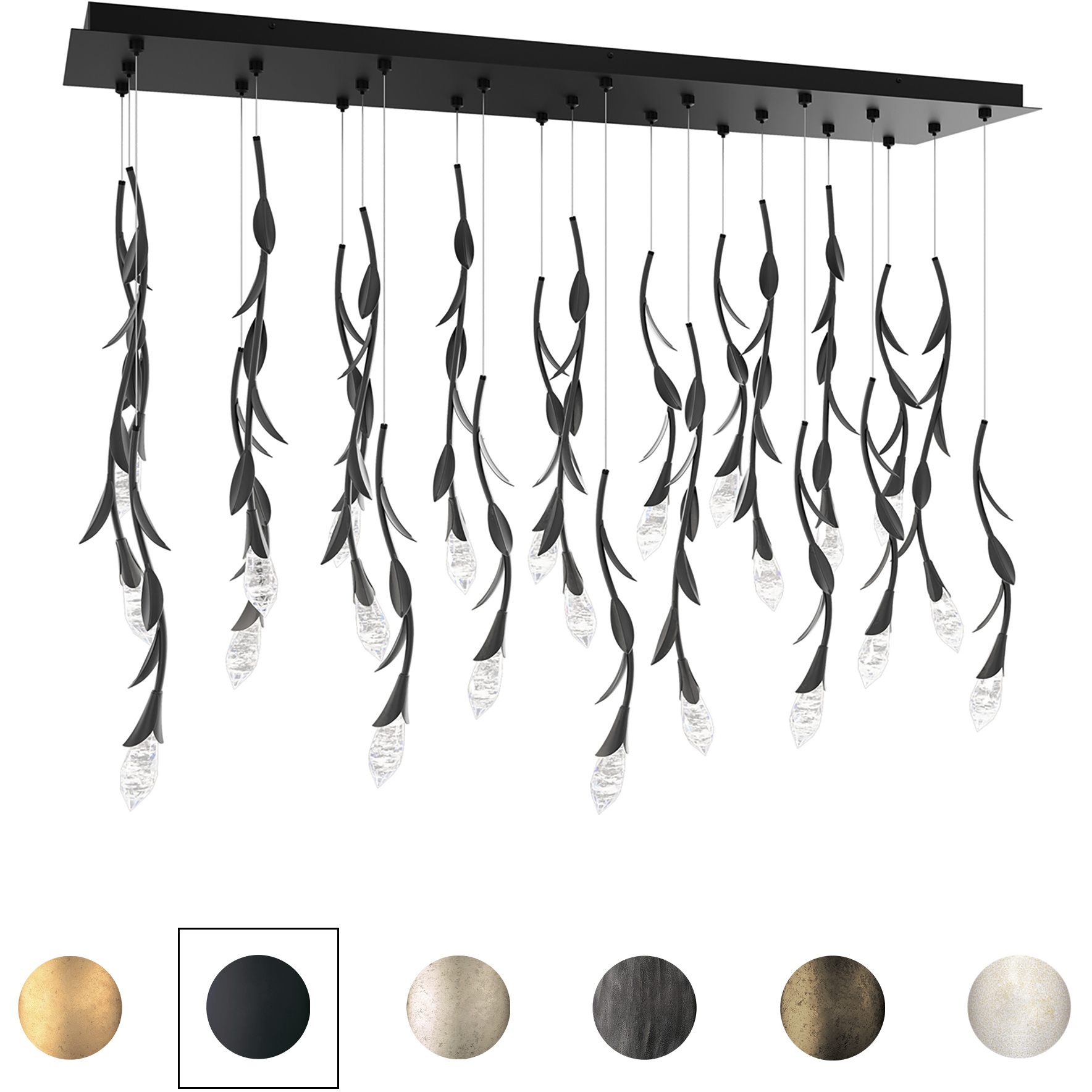 Signature Secret Garden LED 12 inch French Gold Multi-Light Pendant Ceiling Light