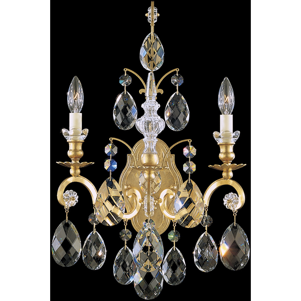 Signature Legacy Renaissance 2 Light 15 inch Antique Silver Wall Sconce Wall Light