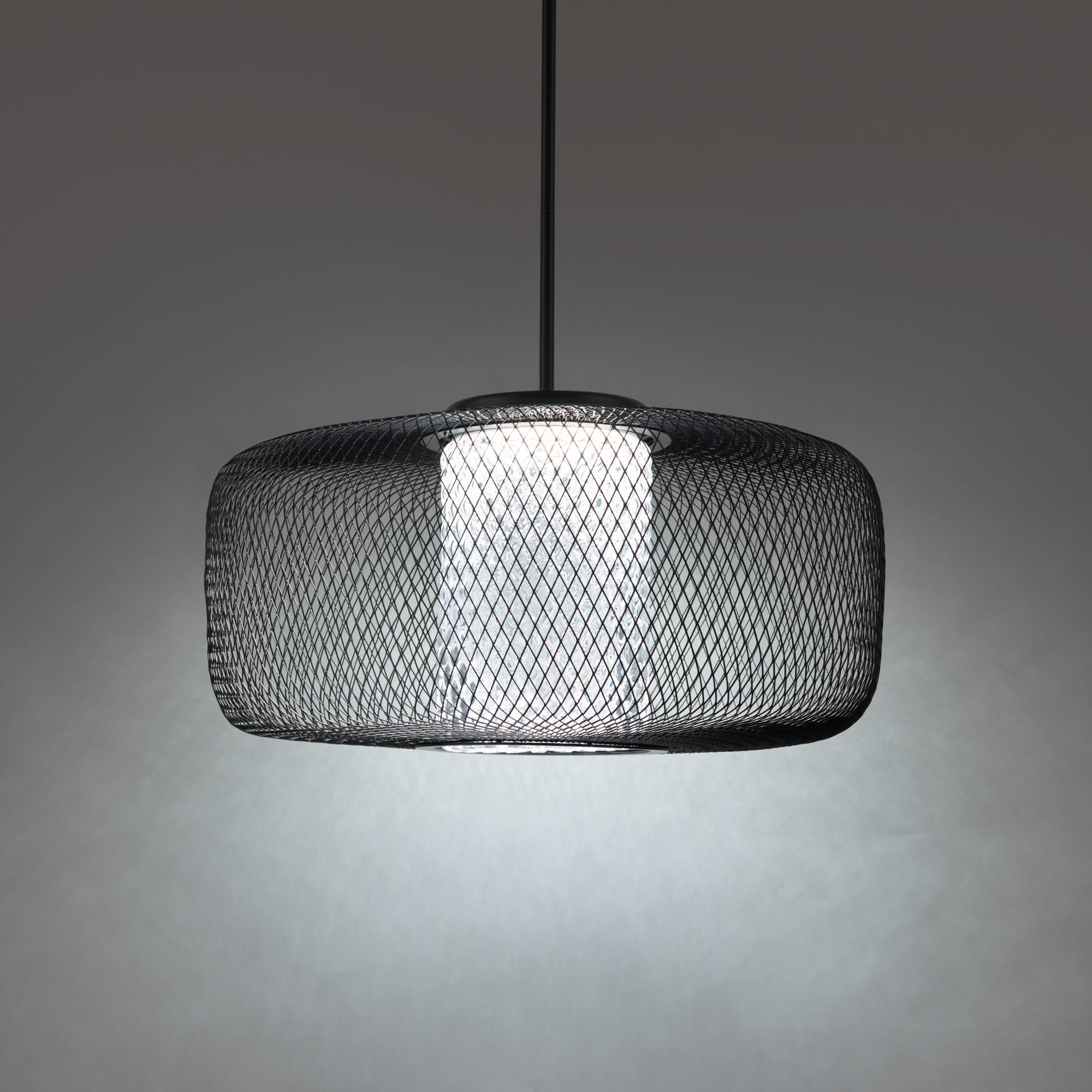 Signature Kodo LED 22 inch Black Pendant Ceiling Light, Schonbek Signature