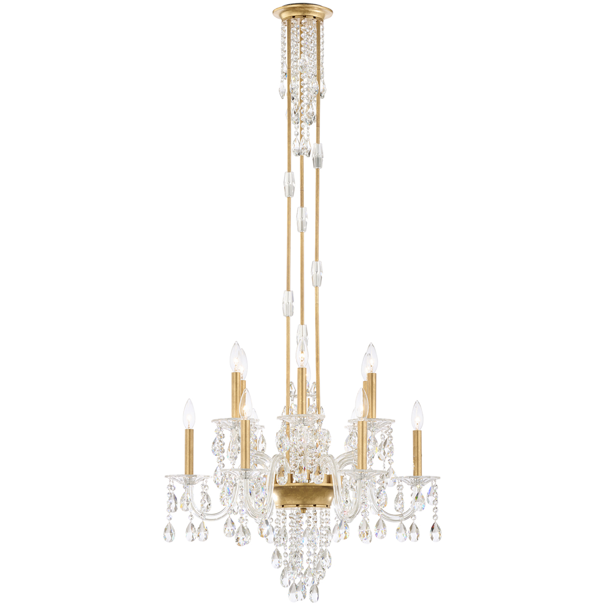 Signature Rainier 12 Light 27 inch French Gold Chandelier Ceiling Light