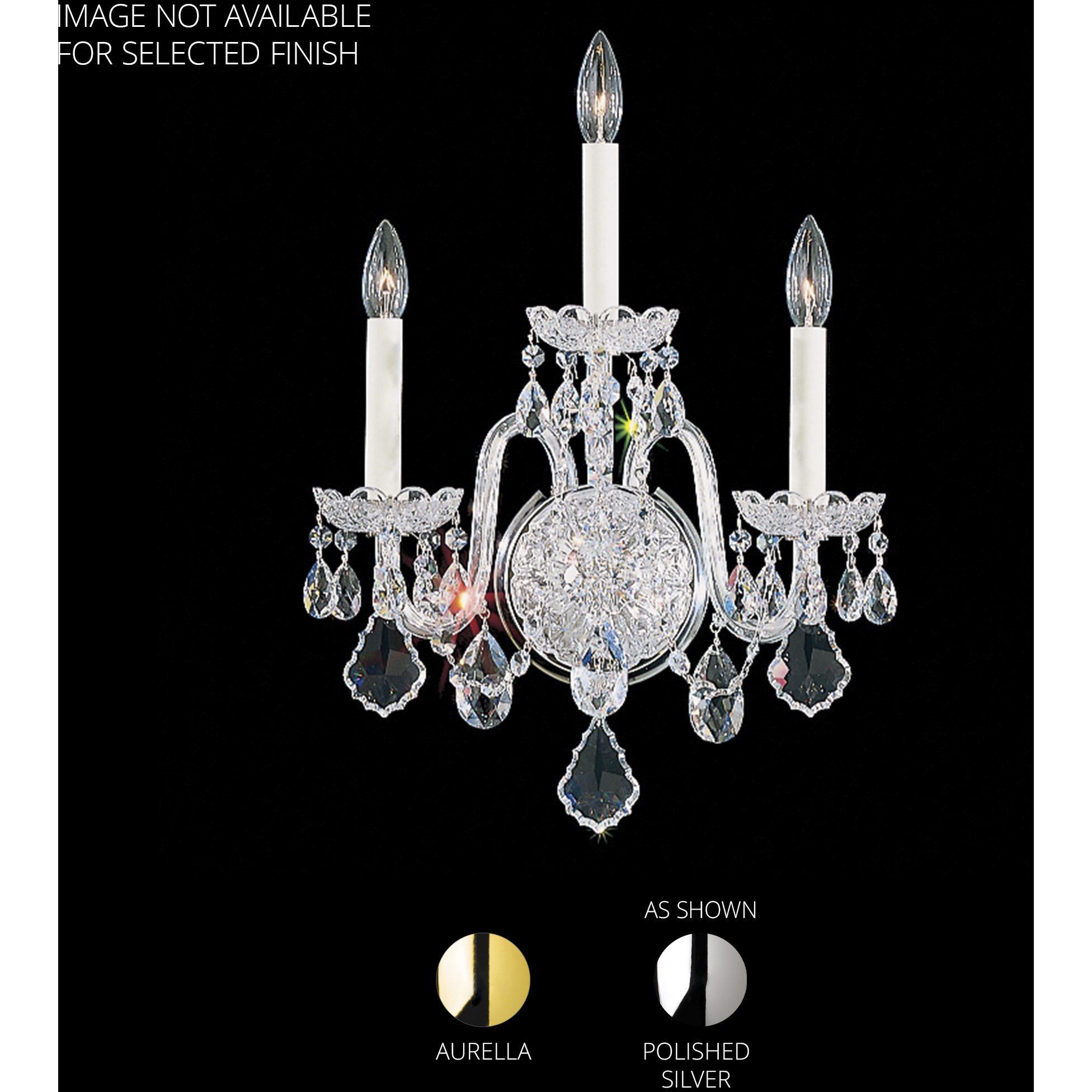 Olde World 3 Light 7.5 inch Aurelia Wall Sconce Wall Light in Heritage