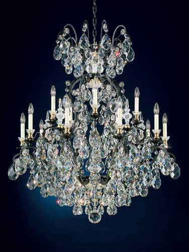 Schonbek 3773 51 16 Light Chandelier Renaissance Black