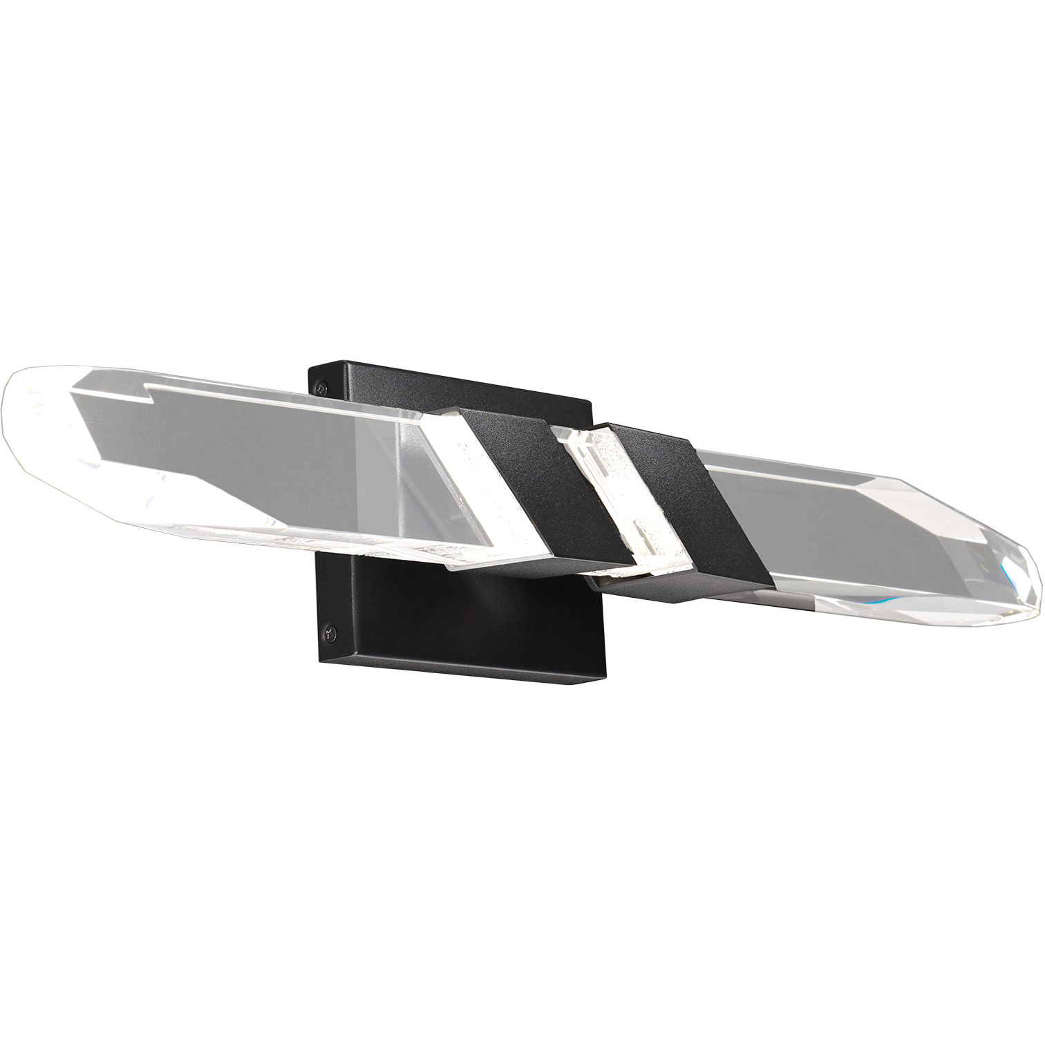 Beyond Traverse LED 24 inch Black Bath Vanity & Wall Light