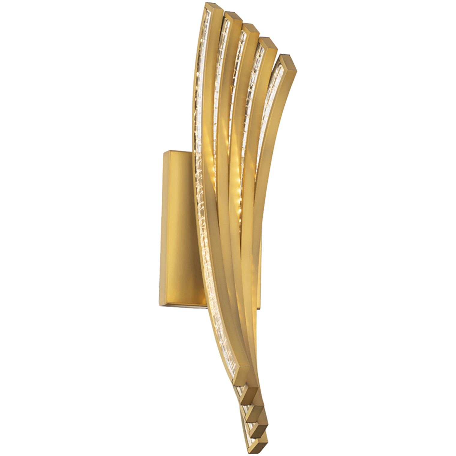 Forever Mysterie LED 7.38 inch Aged Brass Wall Sconce Wall Light