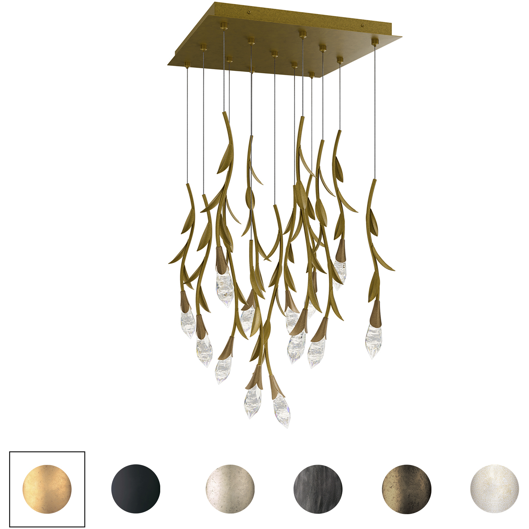 Signature Secret Garden LED 20 inch Heirloom Bronze Multi-Light Pendant Ceiling Light