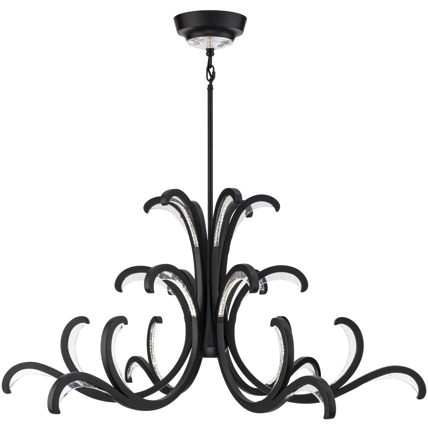Beyond Lombardy LED 34.13 inch Black Pendant Ceiling Light