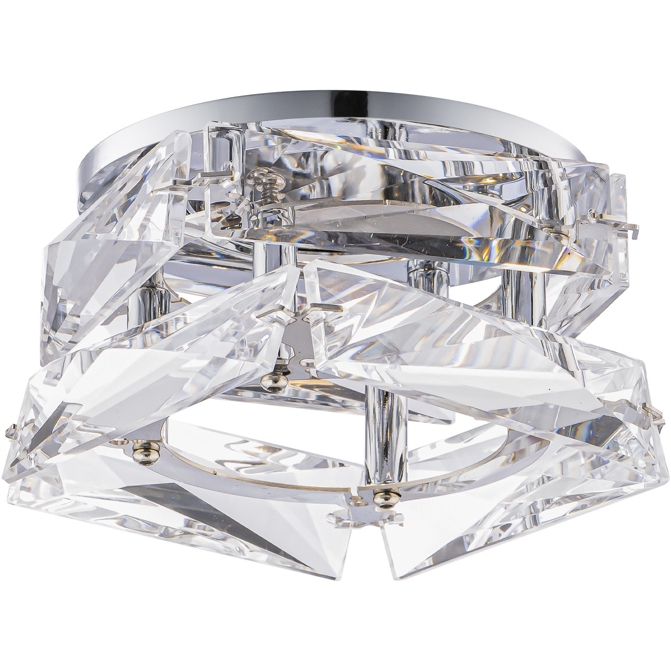 Beyond Hielo LED Module Polished Chrome Recessed Light, New Construction or Remodel