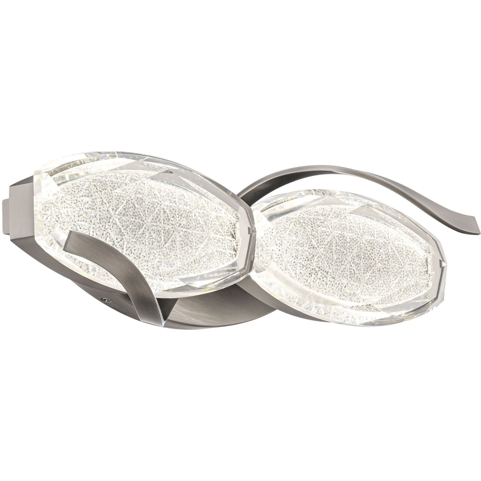 Signature Bijoux LED 19.13 inch Brushed Nickel Bath Vanity & Wall Light