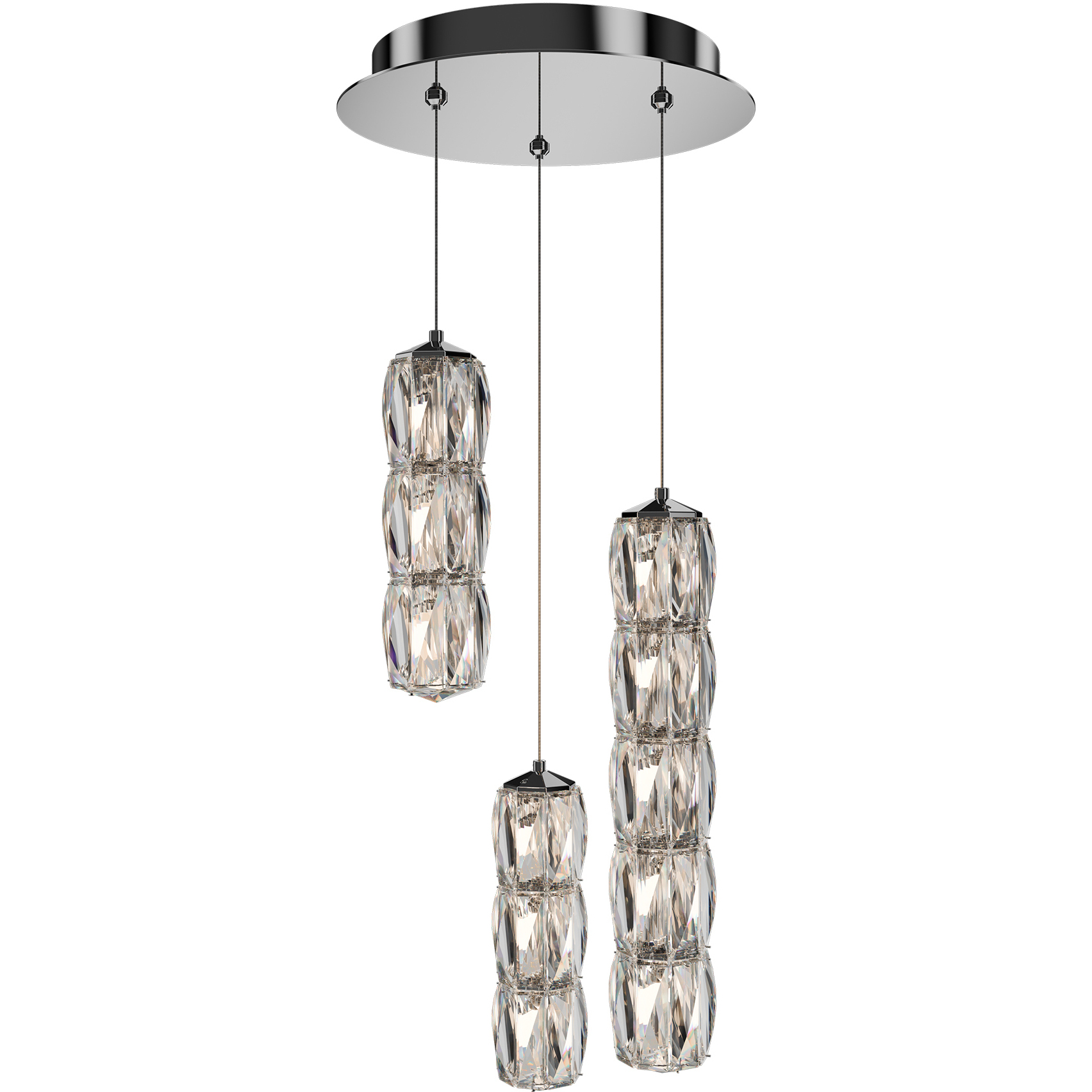 Signature Verve LED 11.8 inch Stainless Steel Multi-Light Pendant Ceiling Light