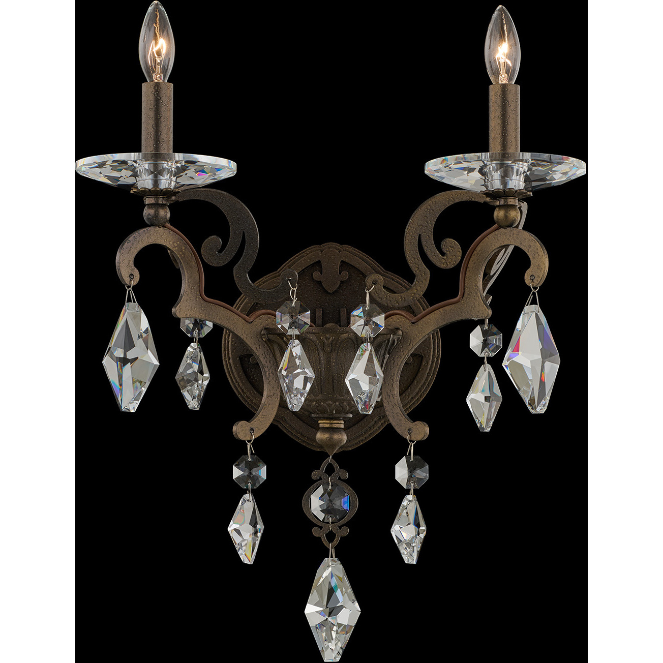 Signature Tamerlaine 2 Light 14.25 inch Etruscan Gold Wall Sconce Wall Light