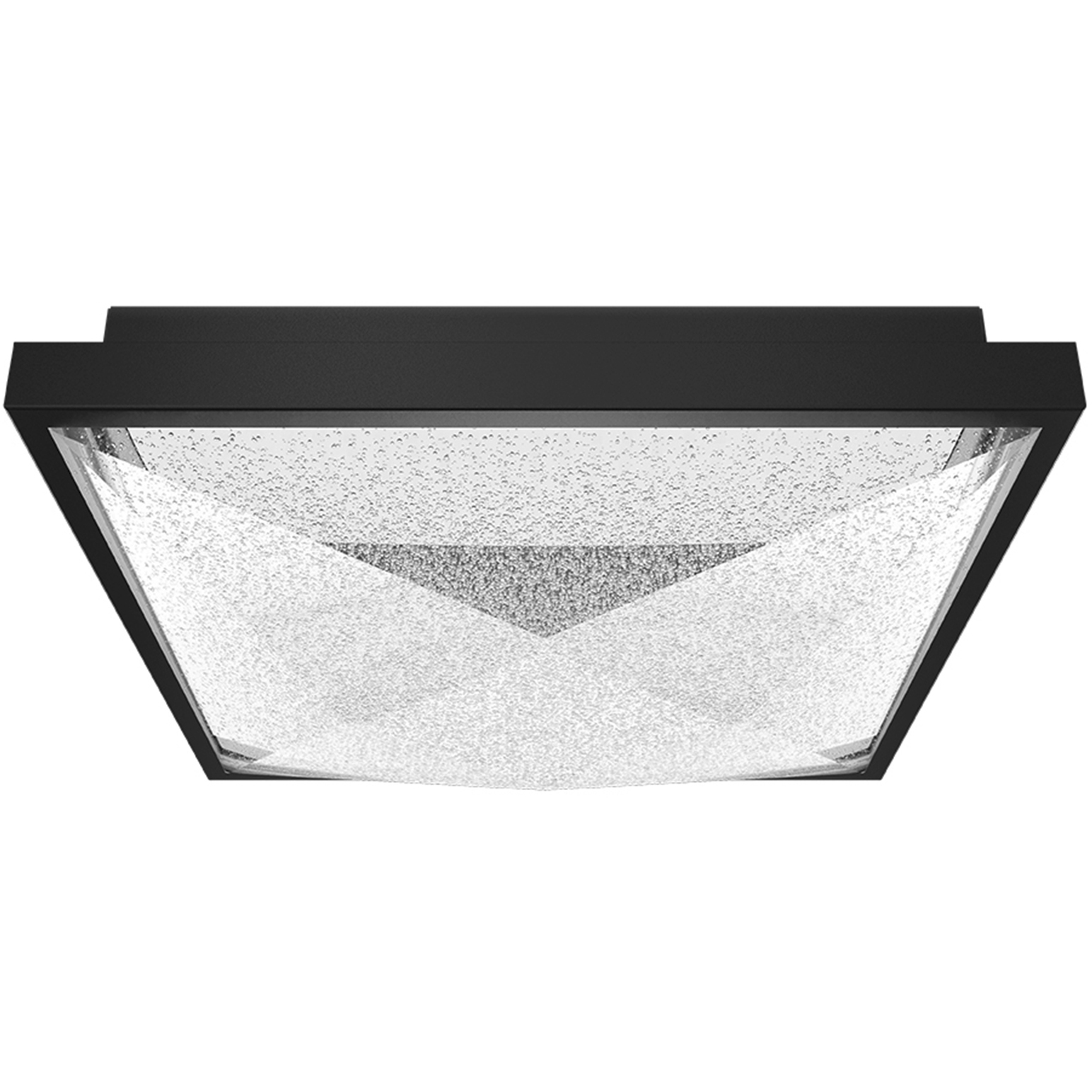 Beyond Wisteria LED 12 inch Black Flush Mount Ceiling Light