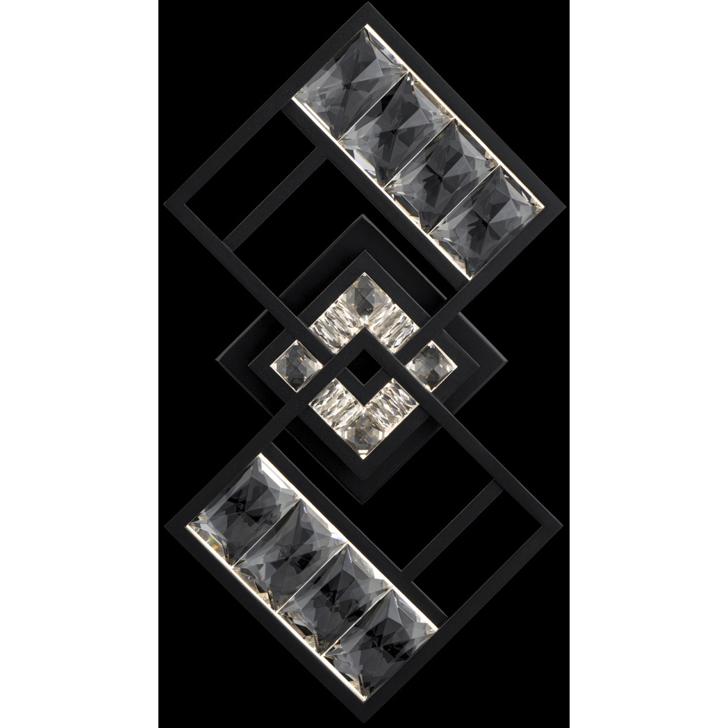 Signature Diamonta LED 3 inch Black ADA Wall Sconce Wall Light
