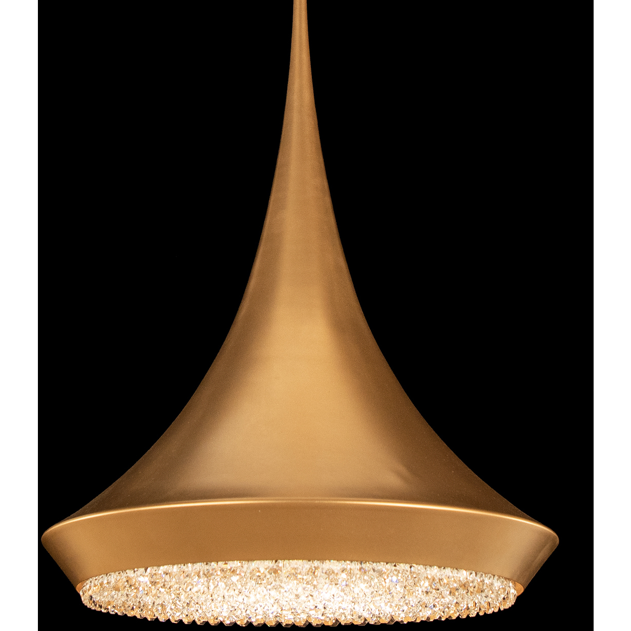 Signature Verita LED 18 inch Soft Gold Pendant Ceiling Light, Schonbek Signature