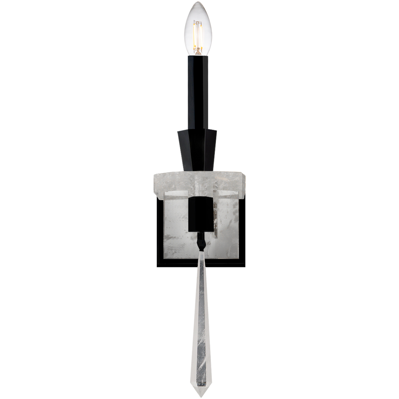 Signature Amadeus 1 Light 6.25 inch Matte Black Wall Sconce Wall Light, Schonbek Signature