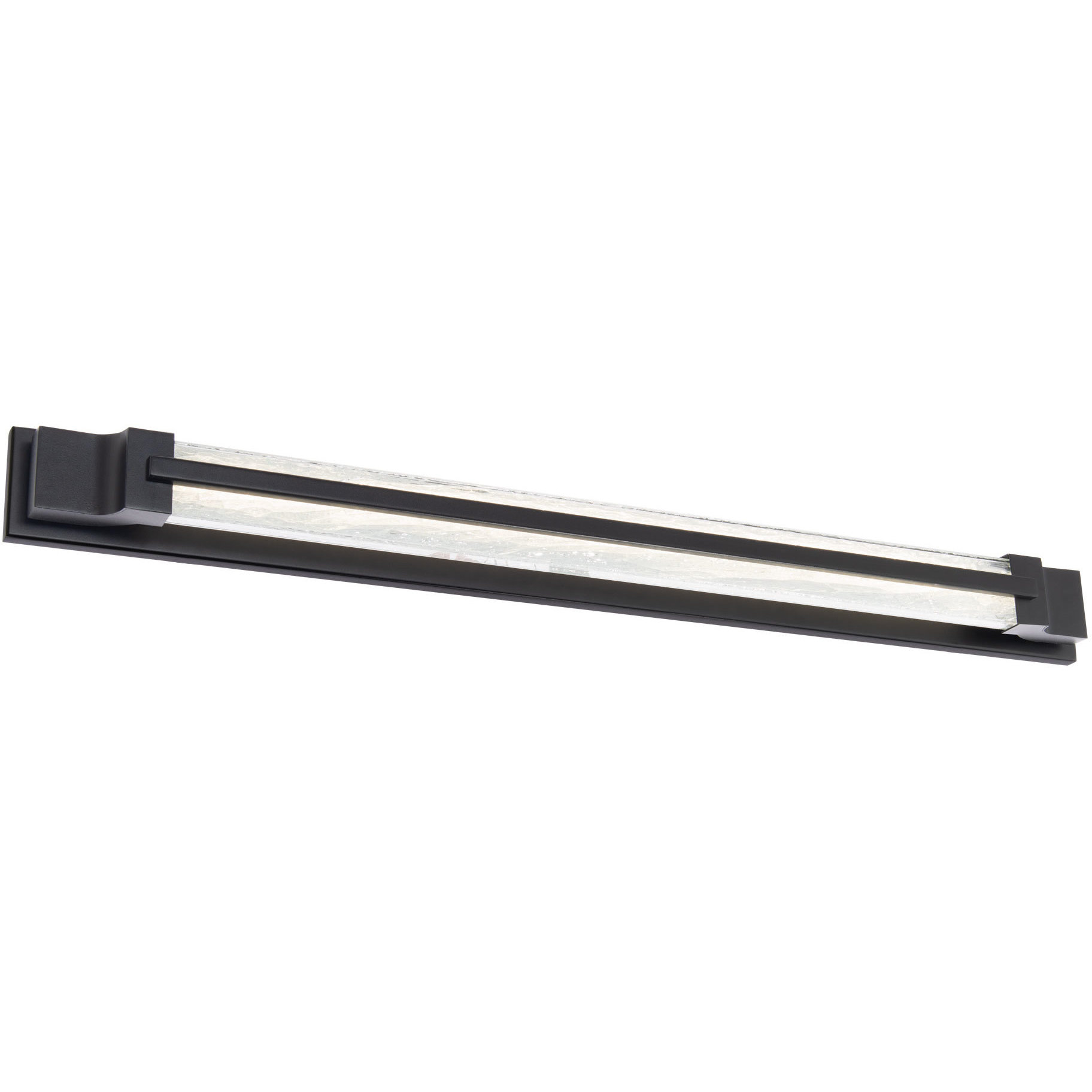 Beyond Aberdeen LED 38 inch Black Bath Vanity & Wall Light, Beyond