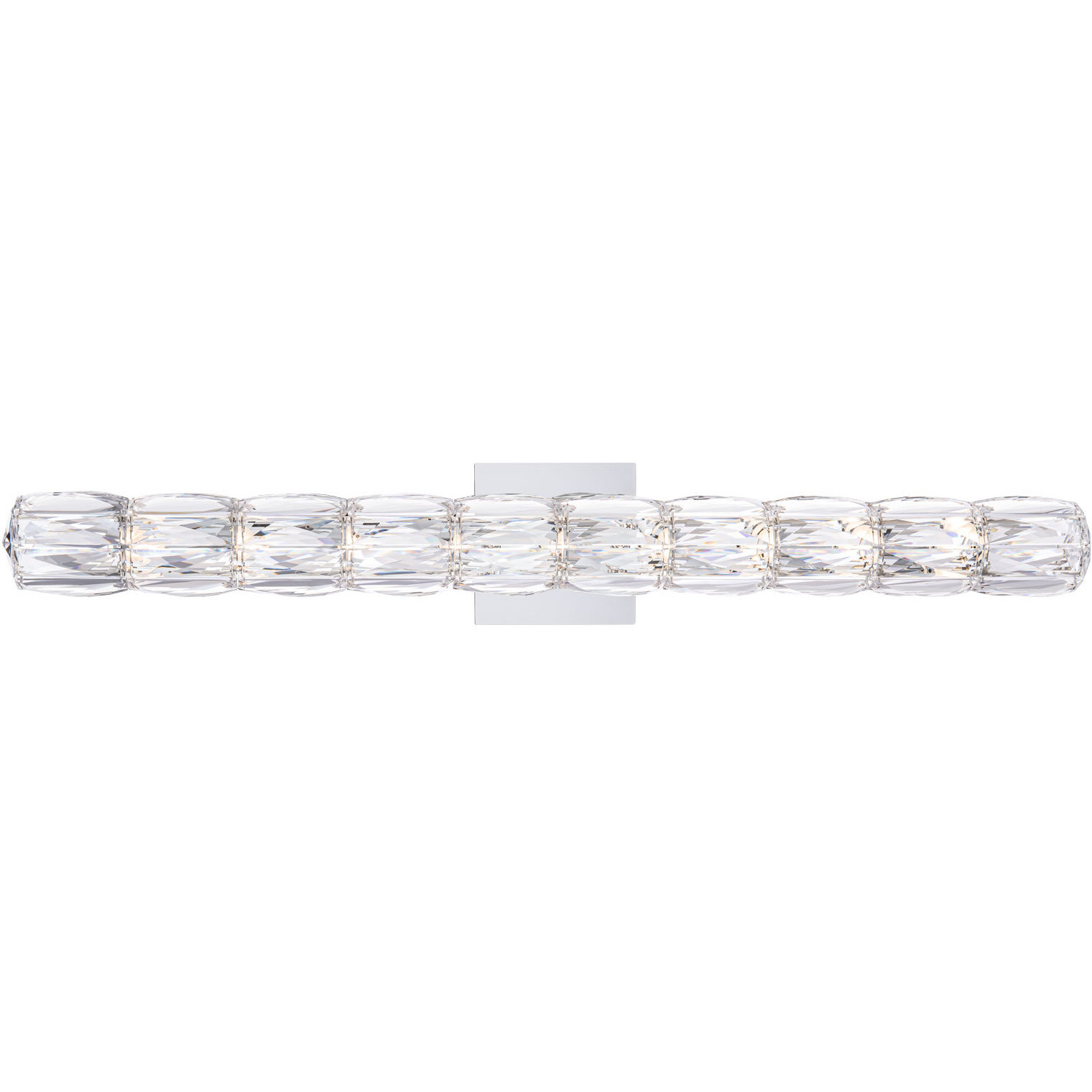 Signature Verve LED 30.8 inch Polished Stainless Steel Bath Vanity & Wall Light in Radiance, Schonbek Signature
