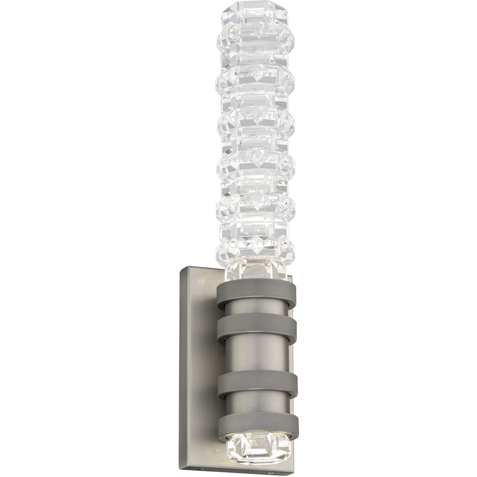 Beyond Kemberly LED 3.9 inch Brushed Nickel ADA Wall Sconce Wall Light