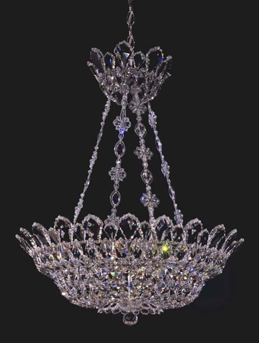 Trilliane 12 Light Silver Chandelier Ceiling Light in Heritage