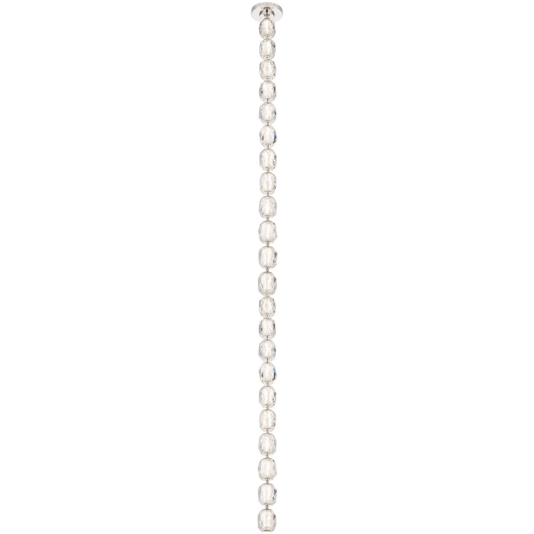 Forever Seduction LED 80.5 inch Polished Nickel Modular Pendant Ceiling Light, Remote Driver