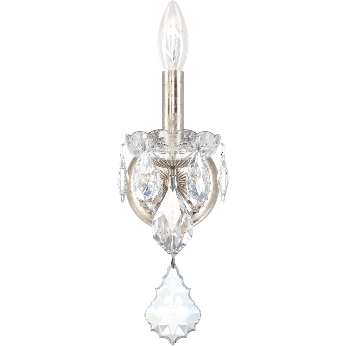 Century 1 Light 6 inch Black Pearl Wall Sconce Wall Light
