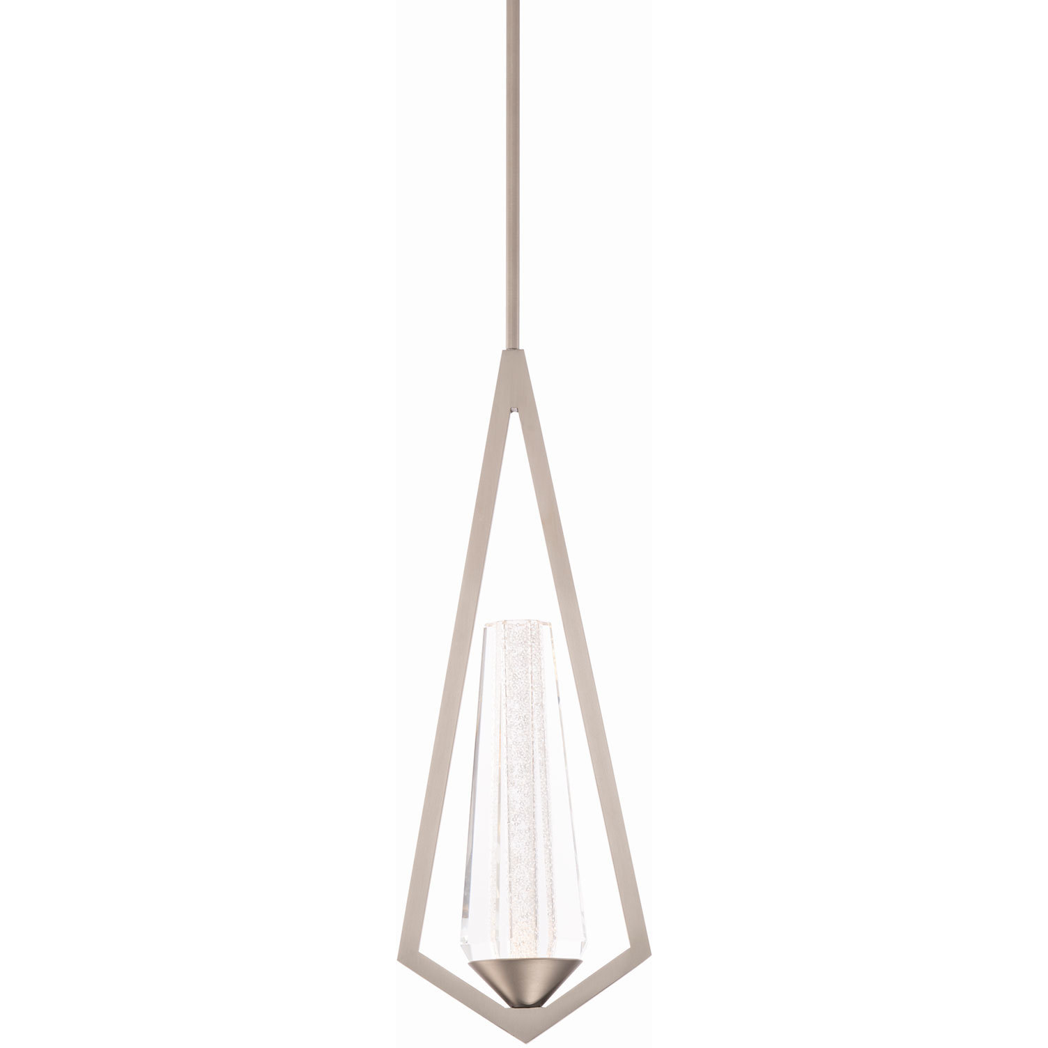 Beyond Devotion LED 3 inch Satin Nickel Pendant Ceiling Light, Beyond