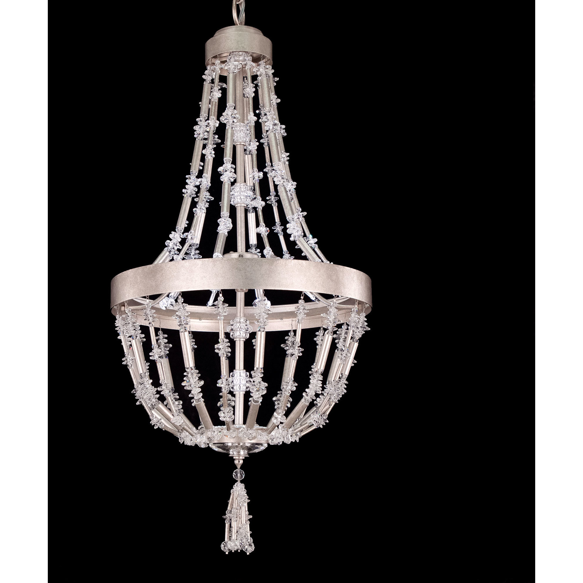 Signature Bali LED 16 inch Antique Silver Pendant Ceiling Light, Schonbek Signature